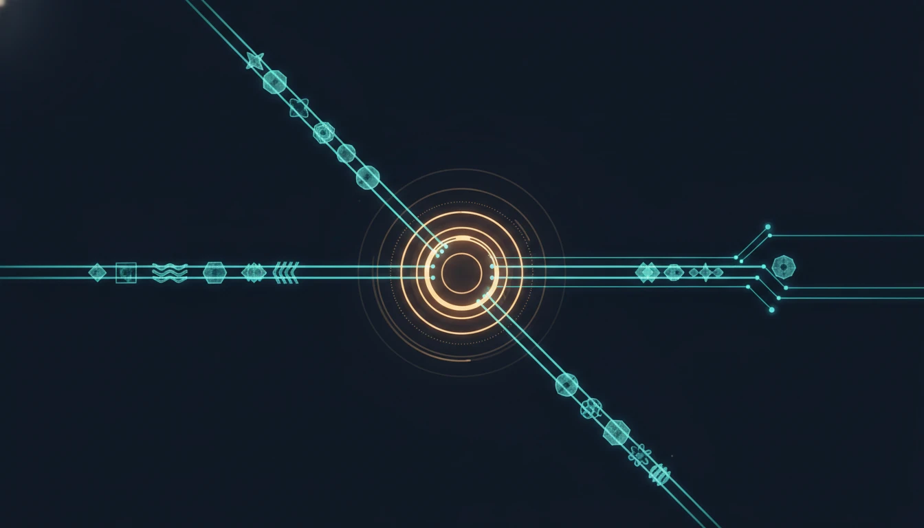 Abstract illustration of connected proposal operations for One Platform for RFPs, Grants, and Questionnaires.