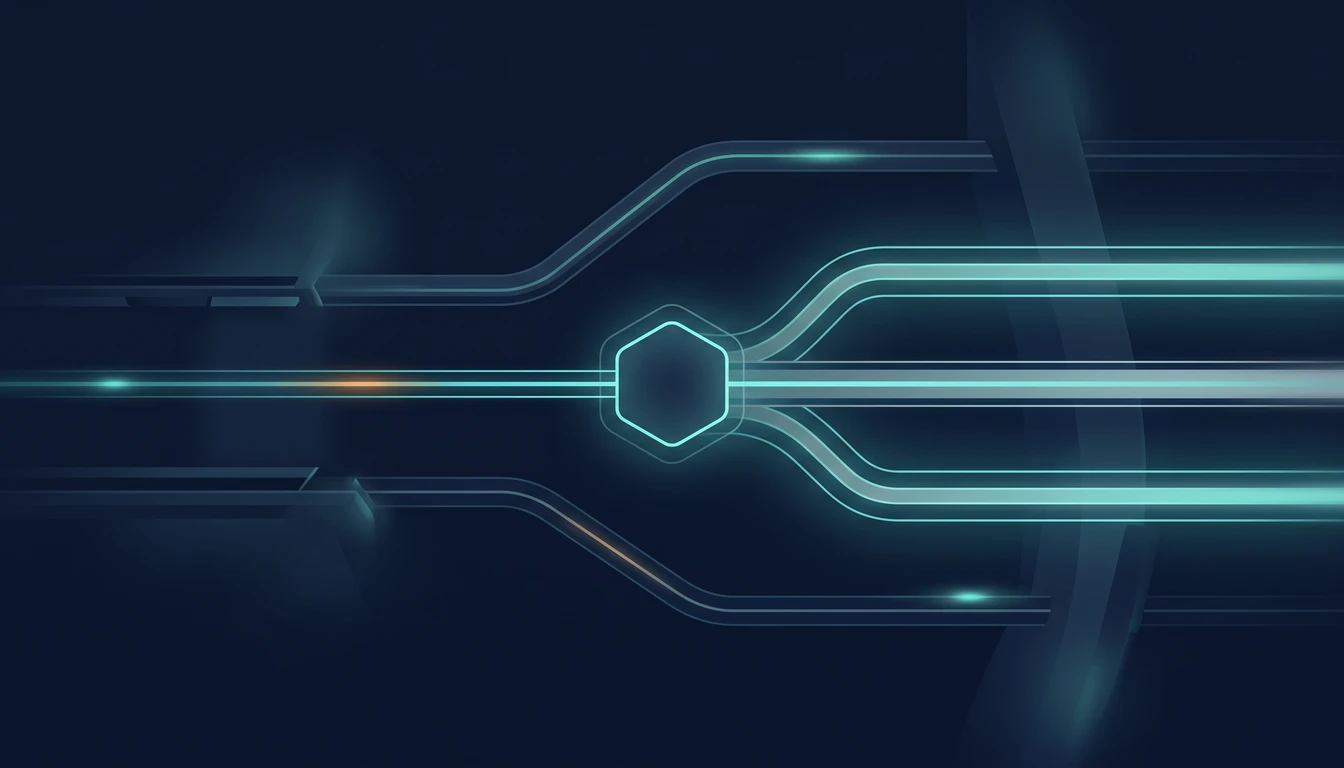 Abstract illustration of RFP response workflow for AutoRFP Alternative: Three Modes for One Price.