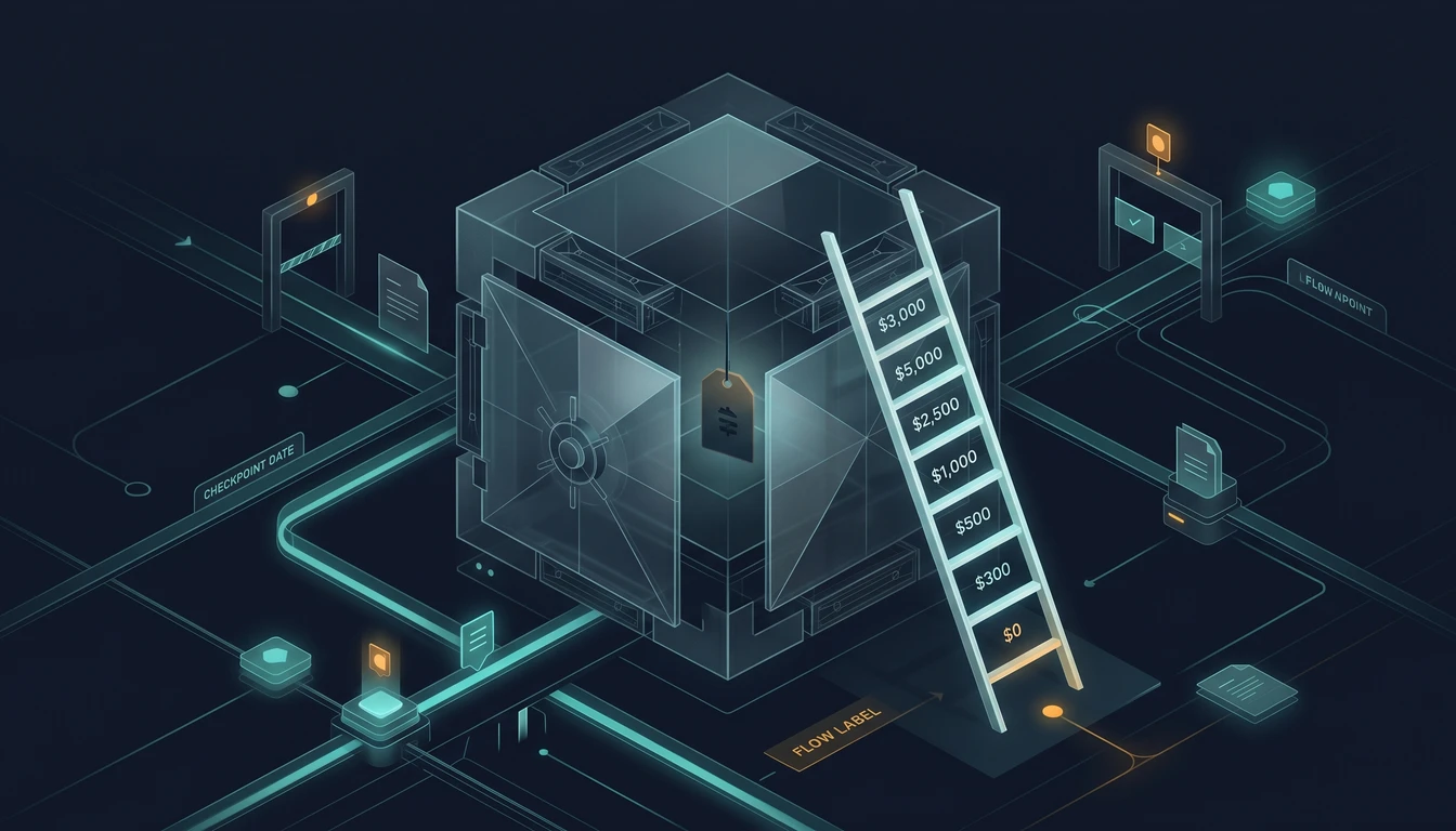 Abstract illustration of RFP response workflow for Loopio Pricing Explained: What You'd Actually Pay.