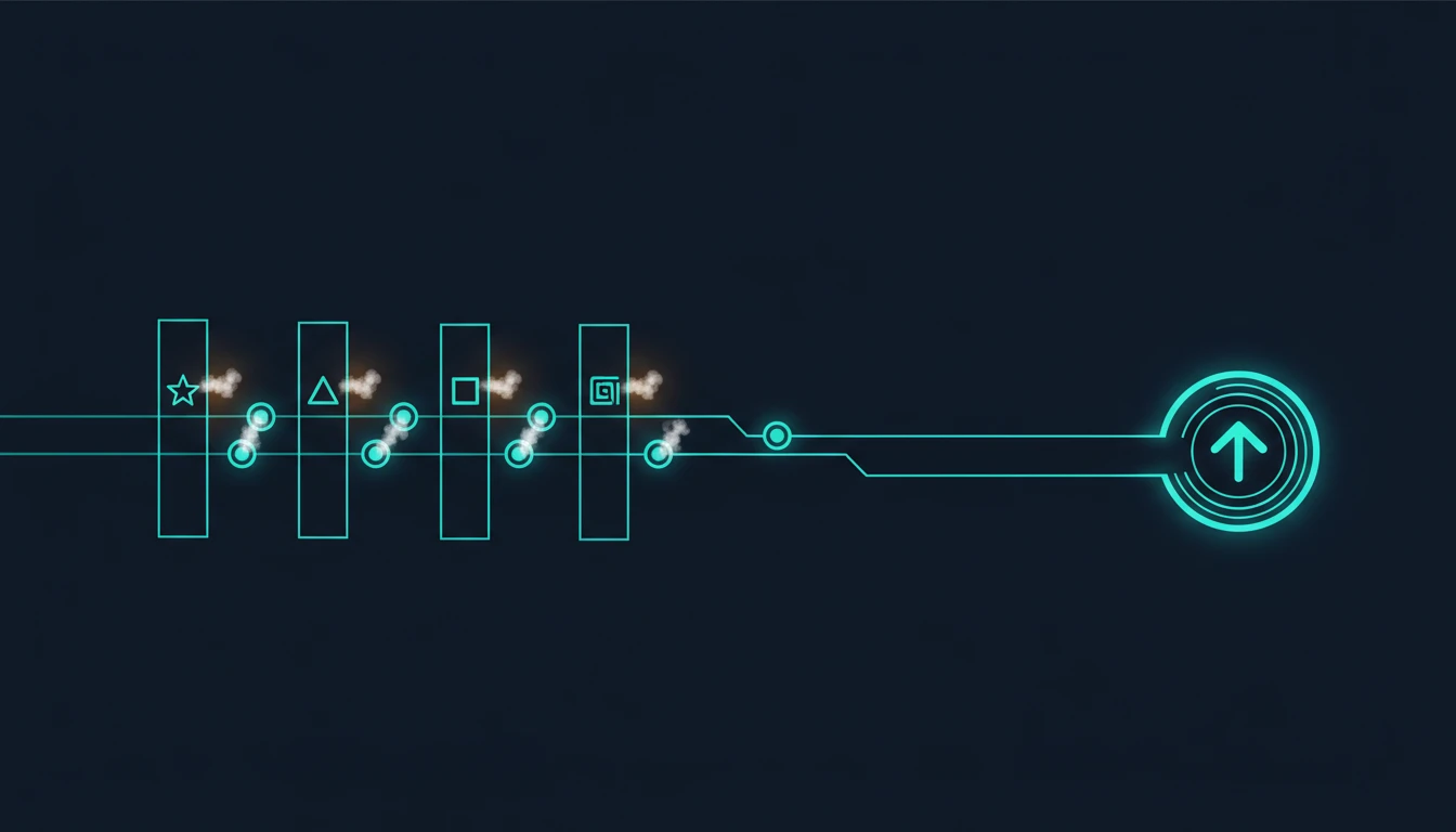 Abstract illustration of RFP response workflow for RFP Compliance Checklist: Every Requirement You Need.