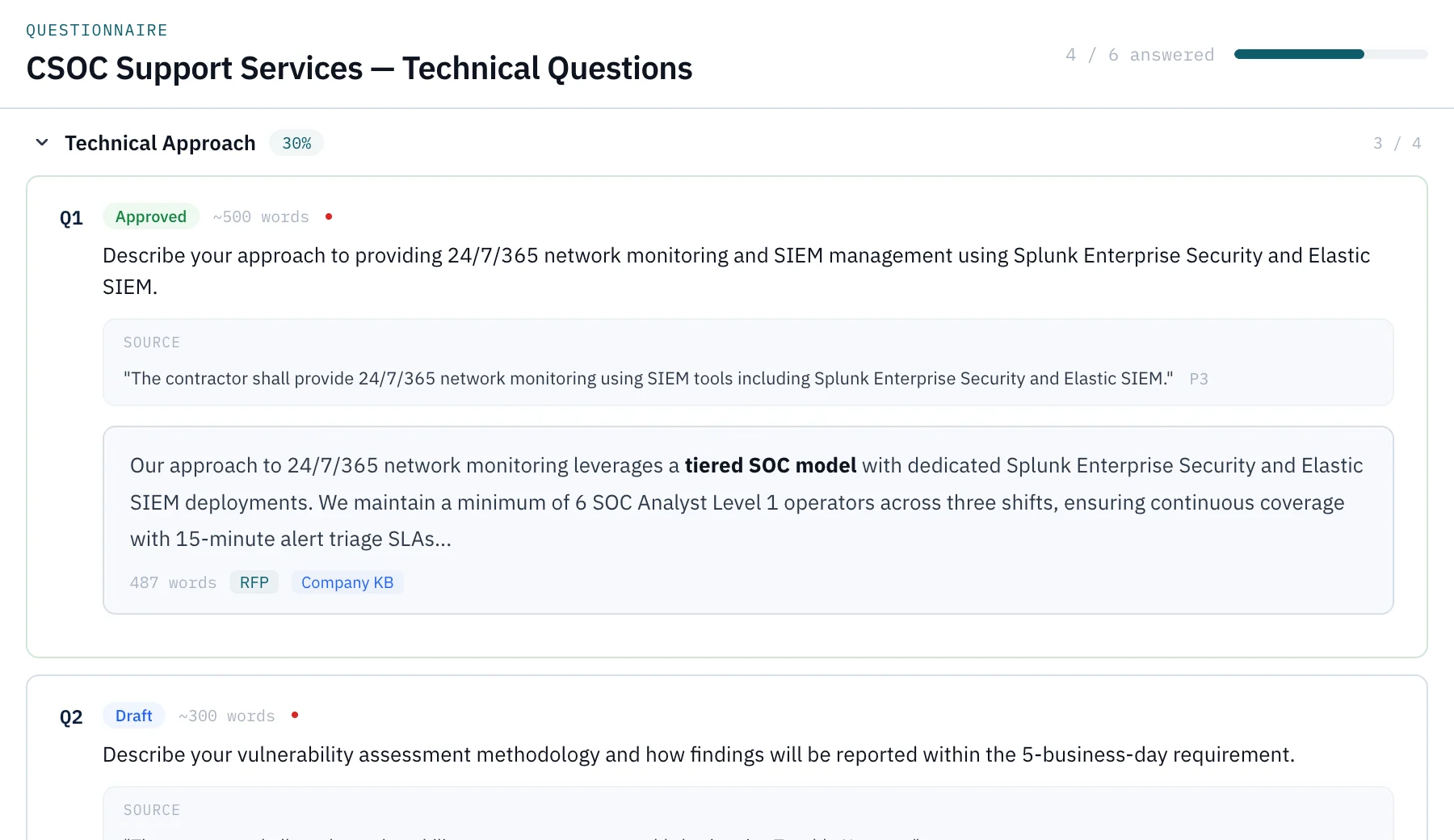 Security Questionnaire Extraction