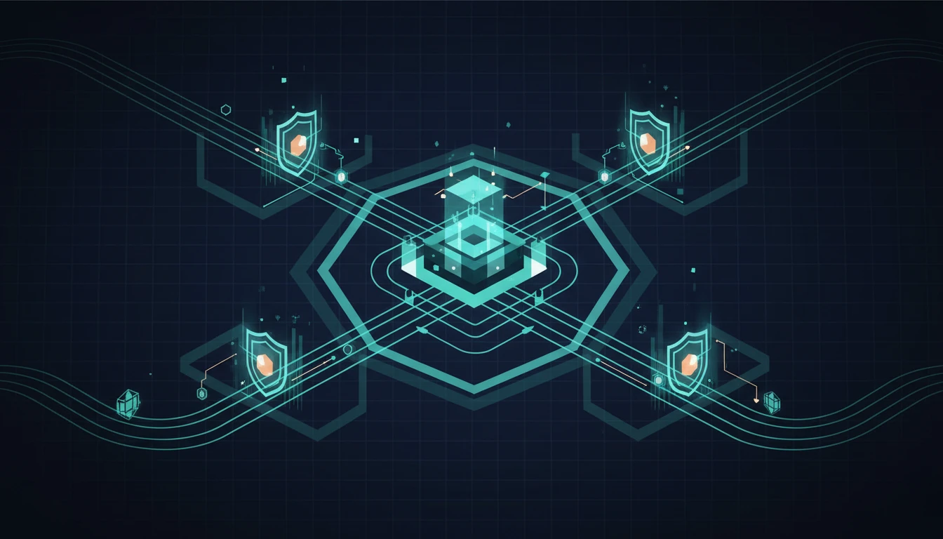 Abstract illustration of governed compliance pathways for FAR Clause Compliance Software for Proposal Teams.
